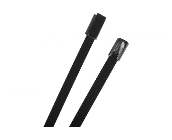 Стальной хомут с полимерным покрытием REXANT 300x4,6 50 шт 07-0308-5 – изображение 5