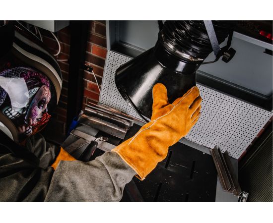 Перчатки сварщика Jeta Safety Ferrus, 10/XL , цвет оранжевый, JWK301-XL – изображение 10