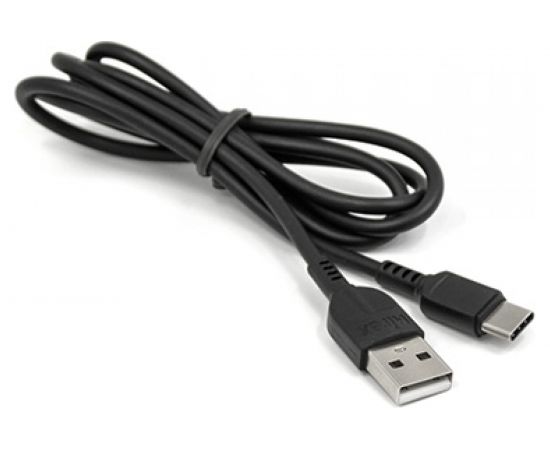 Кабель Mirex, USB 2.0 AM-Type-C 1 метр, 2.4A, чёрный, в коробке 13700-008T2BK 