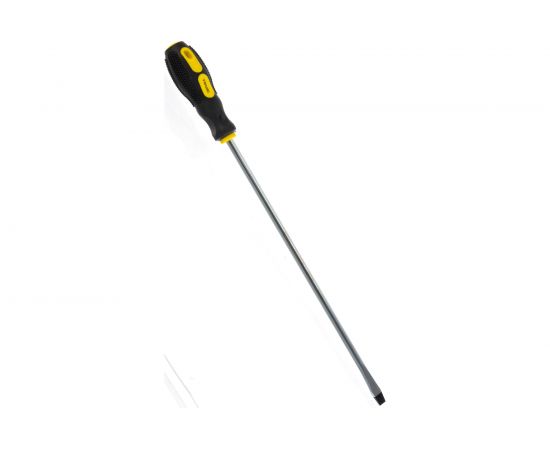 Шлицевая отвертка SL8х300мм 8мм магнитная с противоскользящей ручкой с держателем ЭВРИКА ER-7DA-17H 