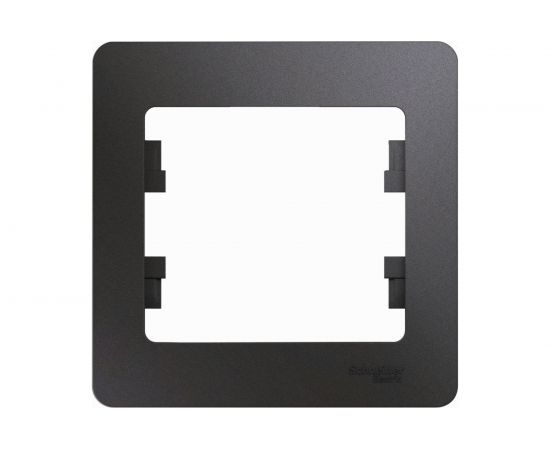 1-местная рамка Schneider Electric Glossa графит GSL001301 