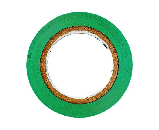 Изолента ПВХ UNIBOB 15 мм х 10 м, зеленая, 130 мкм 211769 – изображение 2