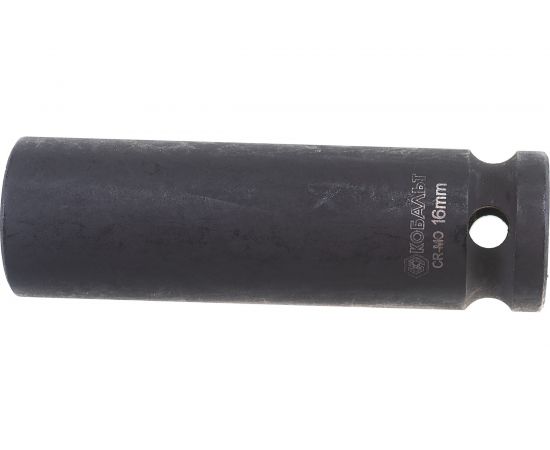 Глубокая ударная торцевая головка 1/2, 16мм, Cr-Mo КОБАЛЬТ 642-296 – изображение 2