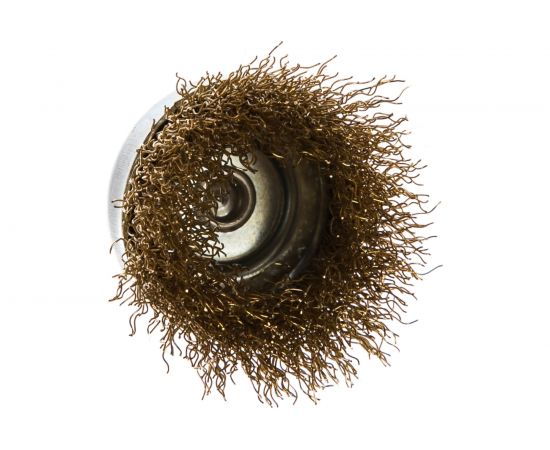 Щетка-крацовка чаша 50 мм для дрели Biber 70987 тов-076232 – изображение 2