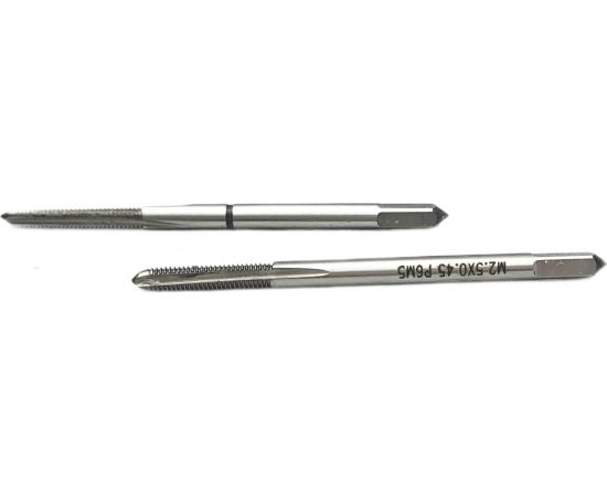Машинно-ручной метчик TORNERI М 2.5х0.45 комплект из 2-х штук Р6М5 019792 – изображение 2