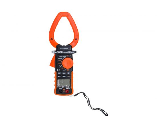 Цифровой мультиметр с токовыми клещами Harden охват губок 65 мм 661003 – изображение 2