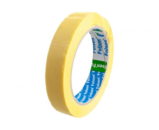 Малярная лента FOLSEN желтая, 60oC, 19мм x 35м 0213519 – изображение 2