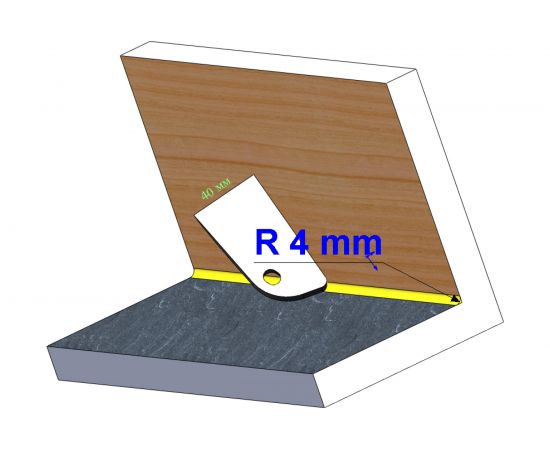 Набор шпателей для затирки и углов Строй Полимер ПАРУС 3 шт 40.60.80 1116 – изображение 2