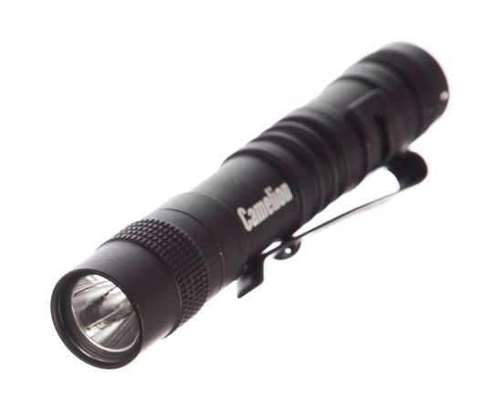 Фонарь Camelion LED51516 черный, LED XPE, 3 режима, 1XLR03 в комплекте, алюминий, блистер 12916 – изображение 2