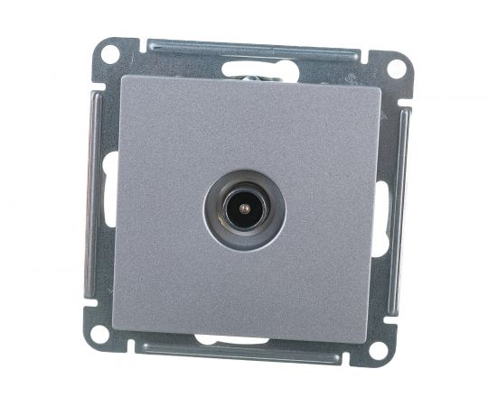 Механизм оконечной TV розетки Schneider Electric AtlasDesign 1DB алюминий ATN000391 – изображение 2