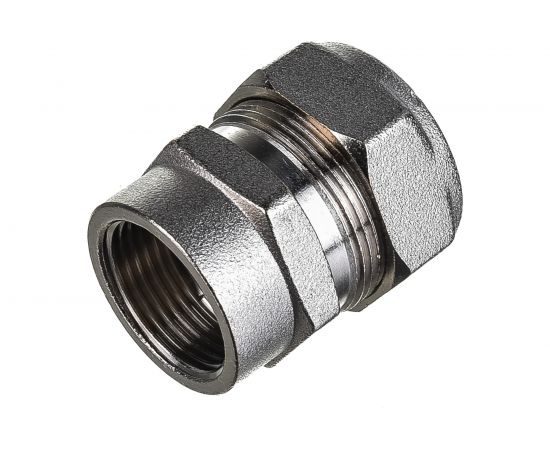 Муфта Lavita труба-вн. резьба усиленная V/S F 20х3/4 HP, НИКЕЛ – изображение 2