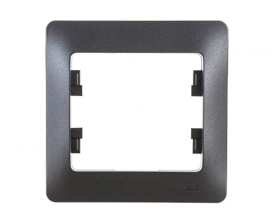 1-местная рамка Schneider Electric Glossa графит GSL001301 – изображение 2