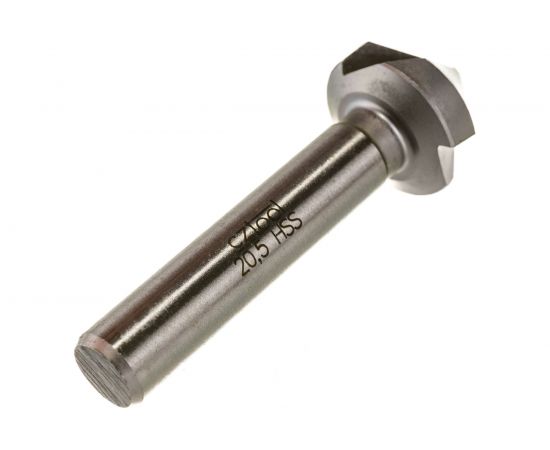 Зенкер конический 3-х канавочный (20.5х63 мм; хвостовик 10 мм; HSS) Bucovice Tools 741205 – изображение 3