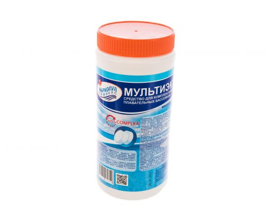 Комплексное средство для обеззараживания Маркопул Кемиклс МУЛЬТИЭКТ 5 в 1, 1кг, таблетки 200г М65 – изображение 3