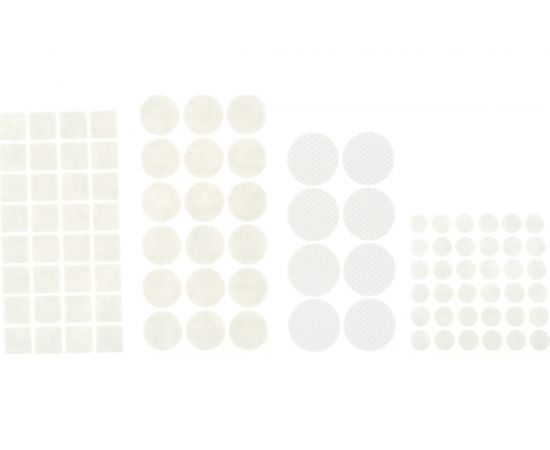 Набор самоклеящихся накладок на мебельные ножки Stayer COMFORT 175 шт, белые 40917-H175 – изображение 3