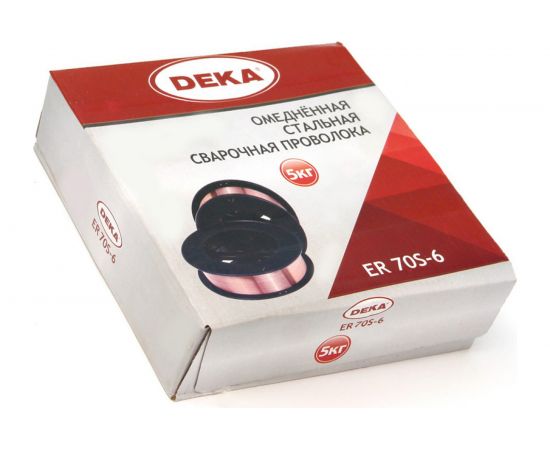 Проволока омедненная ER70S-6 (0.6 мм; 5 кг) DEKA СТ000001710 – изображение 3