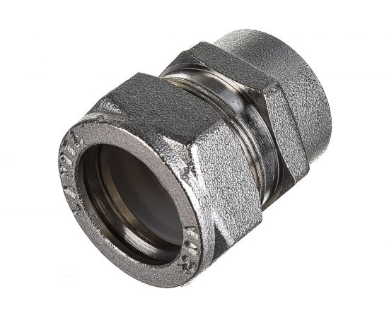 Муфта Lavita труба-вн. резьба усиленная V/S F 20х3/4 HP, НИКЕЛ – изображение 3