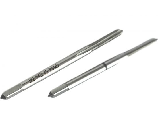 Машинно-ручной метчик TORNERI М 2.5х0.45 комплект из 2-х штук Р6М5 019792 – изображение 3