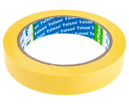 Малярная лента FOLSEN желтая, 60oC, 19мм x 35м 0213519 – изображение 4