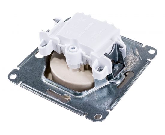 Механизм розетки Schneider Electric 1-м СП ATLAS DESIGN без заземления, 16А, шампань ATN000541 1240325 – изображение 4