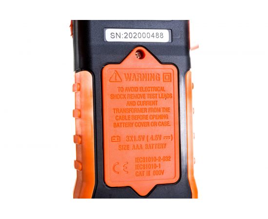 Цифровой мультиметр с токовыми клещами Harden охват губок 65 мм 661003 – изображение 6