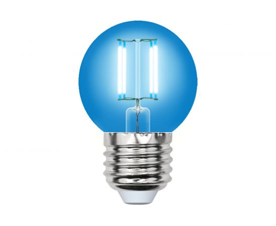 Лампа Uniel LED-G45-5W/BLUE/E27 GLA02BL Форма шар UL-00002990 