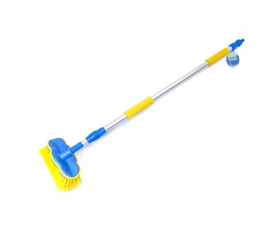 Телескопическая щетка сметка для мытья а/м DolleX 100-165 см, под шланг WSH-3026 