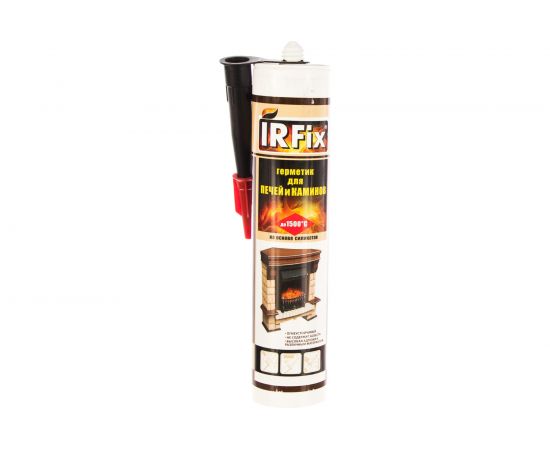 Герметик для печей и каминов IRFIX +1500 High Temperature Sealant черный 310 мл 20015 