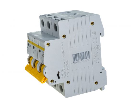 Автоматический модульный выключатель IEK ВА 47-29 3п, D, 40А, 4.5кА, ИЭК MVA20-3-040-D 