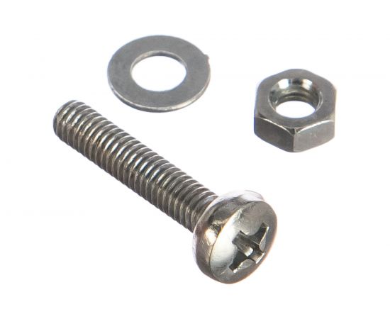 Пакет винт п/ц с гайкой и шайбой Метизный двор цинк м4х20мм 30 шт. 4607173901880 