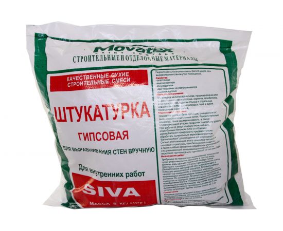 Штукатурка Movatex SIVA 5 кг Т02398 