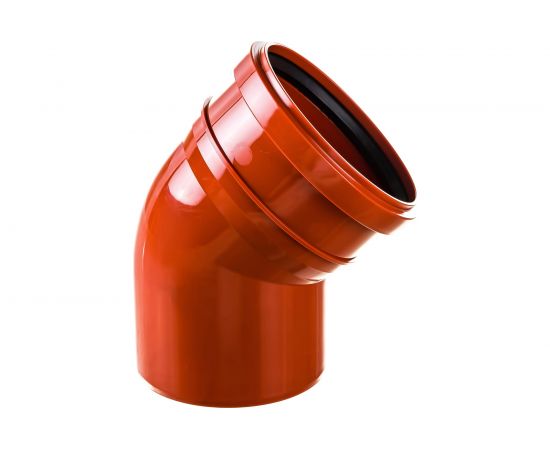 Отвод ПОЛИТЭК 110 мм, 45 градусов 200211045 