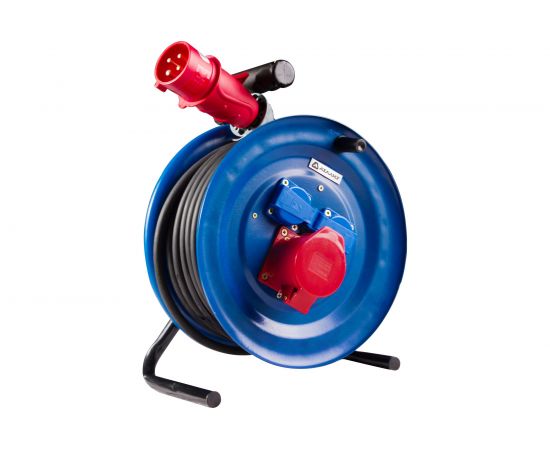 Промышленный силовой удлинитель Атлант КГ 5х4 10м на катушке 40193 