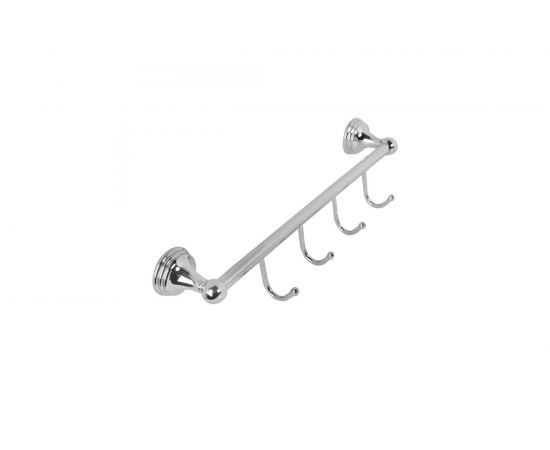 Настенная вешалка Аквалиния с четырьмя крючками 5400 5415-4 