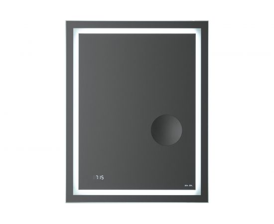 Универсальное зеркало AM.PM с контурной Led-подсветкой, часами и косметическим зеркалом M91AMOX0553WG 