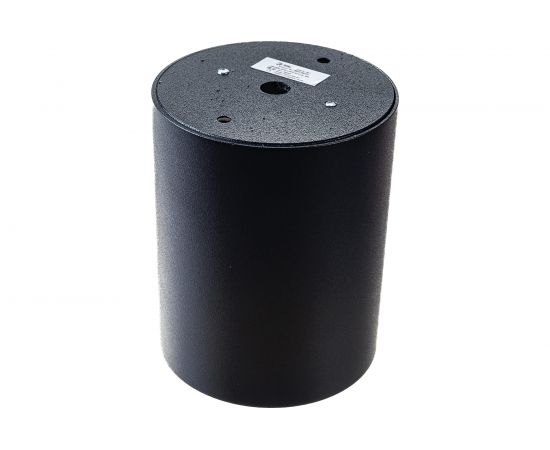 Накладной светильник ЭРА OL1 GU10 BK/CH Подсветка, GU10, D80х100мм, черный/хром Б0041502 – изображение 2