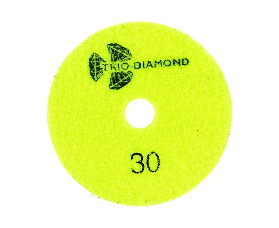 Круг алмазный гибкий шлифовальный Черепашка № 30 100 мм TRIO-DIAMOND 360030 – изображение 2