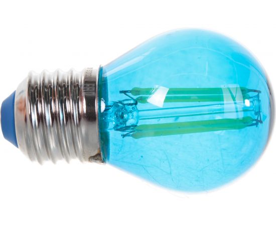 Лампа Uniel LED-G45-5W/BLUE/E27 GLA02BL Форма шар UL-00002990 – изображение 2