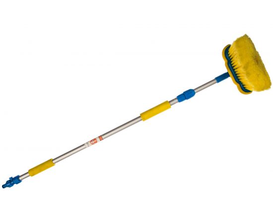 Телескопическая щетка сметка для мытья а/м DolleX 100-165 см, под шланг WSH-3026 – изображение 2