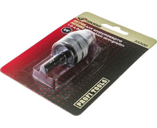 Патрон для шуруповерта (1/4""; 1.0-6.0 мм) SKRAB 35500 – изображение 2