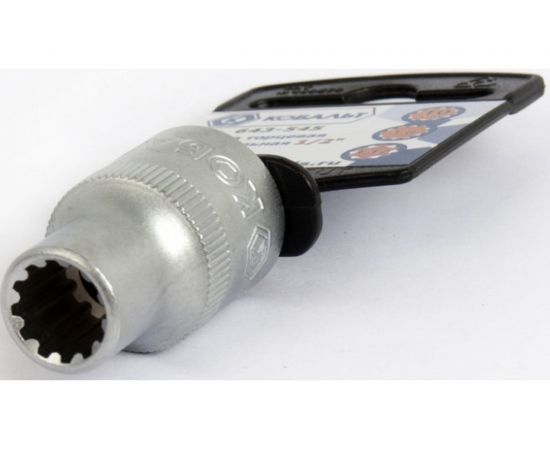 Универсальная торцевая головка 1/2, 10мм, Cr-V, SPLINE КОБАЛЬТ 643-545 – изображение 2