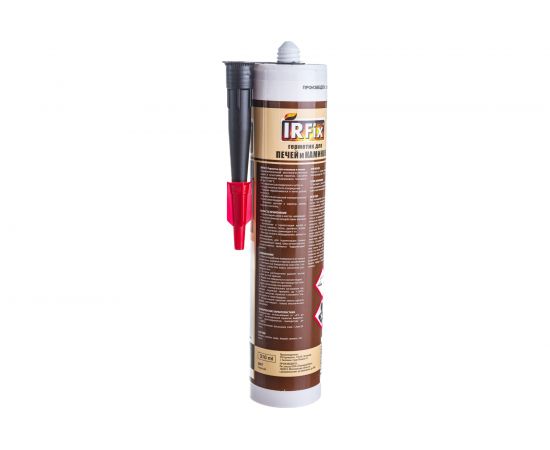 Герметик для печей и каминов IRFIX +1500 High Temperature Sealant черный 310 мл 20015 – изображение 3