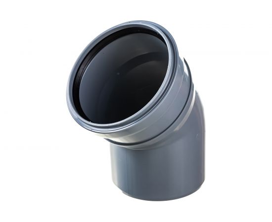 Отвод ПОЛИТЭК 110 мм, 45 градусов 100145 – изображение 3