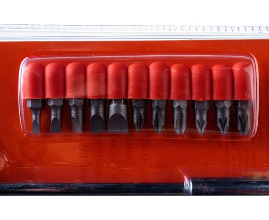 Отвертка ЕРМАК Т-обр. с набором бит 11пр. 651-137 – изображение 3