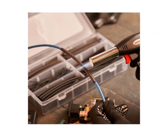 Набор термоусадочных трубок REXANT №1 ТУТнг черная, 305 шт. 29-0131 – изображение 4