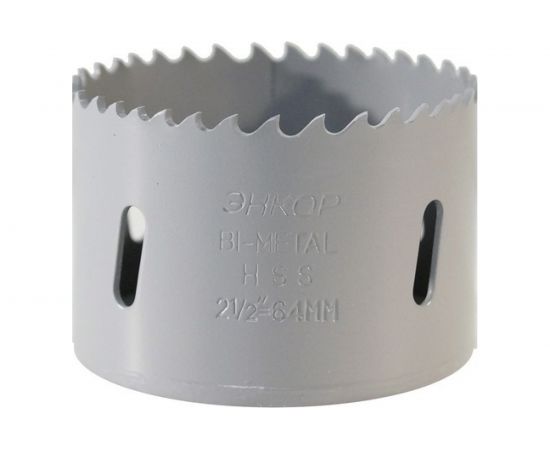 Коронка по металлу (64 мм; Bi-Metal М3) Энкор 24164 – изображение 4