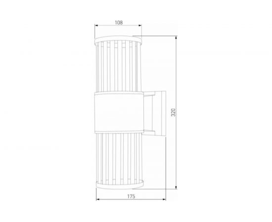 Садово-парковый светильник Elektrostandard TECHNO чёрный 1411 a048142 – изображение 4