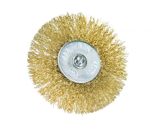 Набор щеток-крацовок со шпилькой для дрели 5шт. РемоКолор 45-5-001 – изображение 4