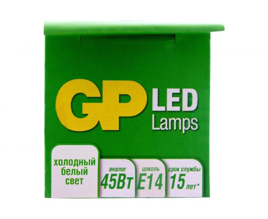 Светодиодная лампа в колбе свеча GP LEDC37-7WE14-40K-2CRB1 – изображение 5