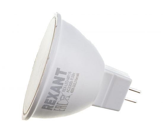 Светодиодная лампа REXANT 3 шт Рефлекторная 9.5 Вт GU5.3 4000 K нейтральный свет 604-052-3 – изображение 6